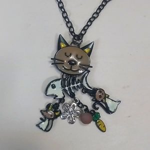 🐈‍⬛ Cute Funky Cat Necklace Tan